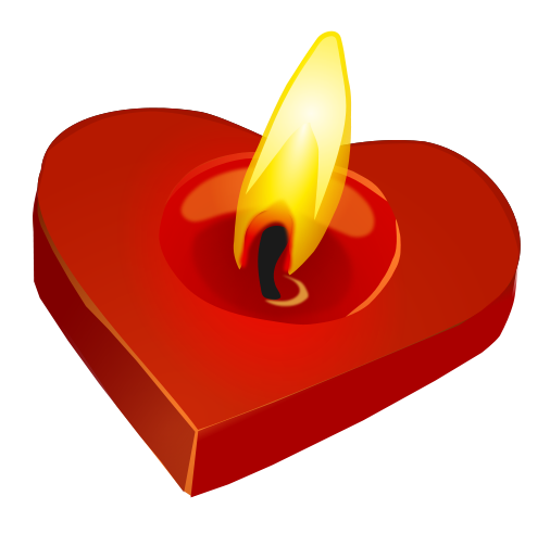 heart-shaped-candle1